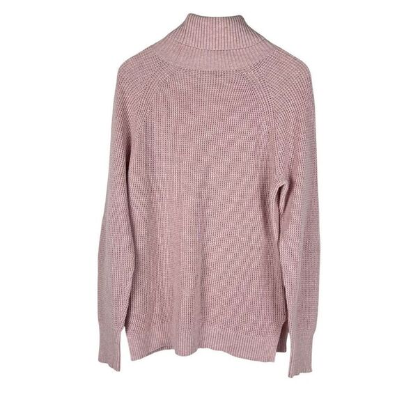J. Crew Medium Textured turtleneck Pink - Picture 2 of 7